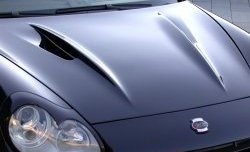 21 699 р. Пластиковый капот Techart Magnum I Porsche Cayenne 955 (2002-2006) (Неокрашенный)  с доставкой в г. Майкоп. Увеличить фотографию 2