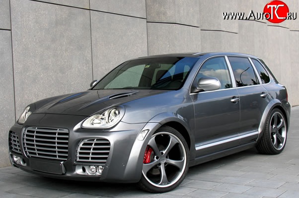30 699 р. Передний бампер Techart Magnum I Porsche Cayenne 955 (2002-2006) (Неокрашенный)  с доставкой в г. Майкоп
