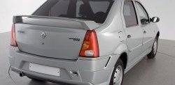 2 649 р. Спойлер Классик 2 Renault Logan 1 дорестайлинг (2004-2010) (Неокрашенный)  с доставкой в г. Майкоп. Увеличить фотографию 2