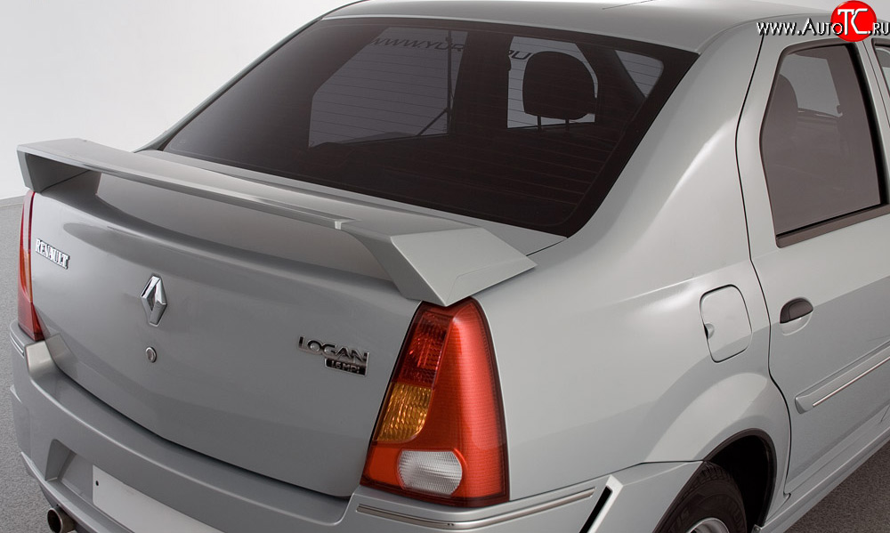2 649 р. Спойлер Классик 2 Renault Logan 1 дорестайлинг (2004-2010) (Неокрашенный)  с доставкой в г. Майкоп
