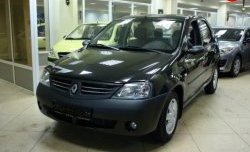 2 999 р. Передний бампер SAT Renault Logan 1 дорестайлинг (2004-2010) (Неокрашенный)  с доставкой в г. Майкоп. Увеличить фотографию 3
