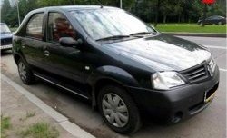 2 999 р. Передний бампер SAT Renault Logan 1 дорестайлинг (2004-2010) (Неокрашенный)  с доставкой в г. Майкоп. Увеличить фотографию 4