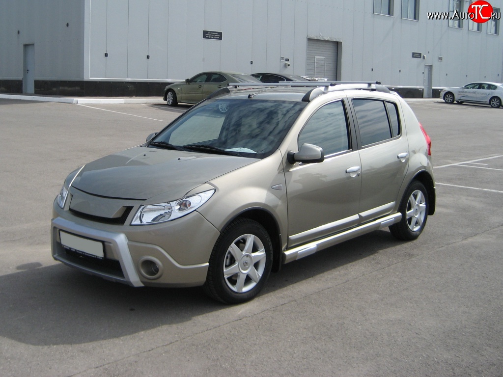 9 799 р. Передний бампер Kart RS Renault Sandero (BS) (2009-2014) (Неокрашенный)  с доставкой в г. Майкоп