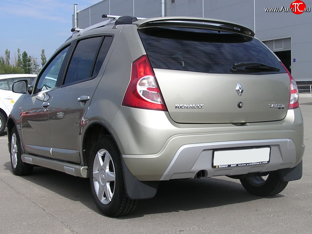 4 499 р. Спойлер Kart RS Renault Sandero (BS) (2009-2014) (Неокрашенный)  с доставкой в г. Майкоп