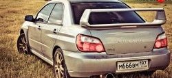 6 599 р. Спойлер Subaru WRX Subaru Impreza GD седан дорестайлинг (2000-2002) (Неокрашенный)  с доставкой в г. Майкоп. Увеличить фотографию 2