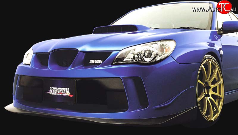 19 949 р. Передний бампер Zero Sport Subaru Impreza GE седан (2007-2012) (Неокрашенный)  с доставкой в г. Майкоп