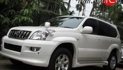 14 149 р. Пороги накладки Original Design Toyota Land Cruiser Prado J120 (2002-2009) (Неокрашенные)  с доставкой в г. Майкоп. Увеличить фотографию 2