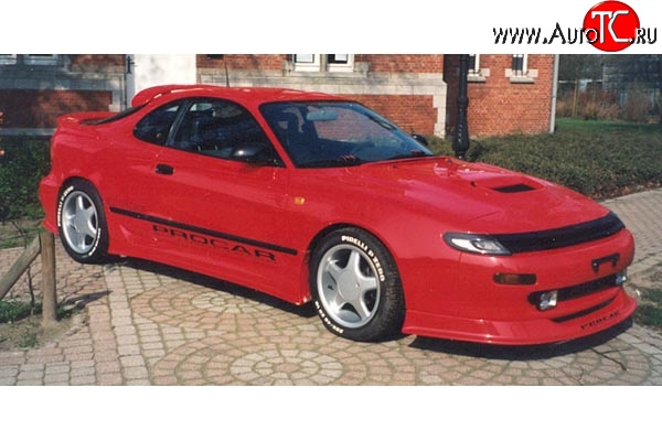 5 399 р. Накладка переднего бампера Racing Toyota Celica T180 (1989-1993)  с доставкой в г. Майкоп