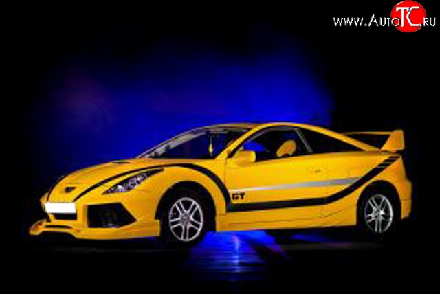 4 999 р. Накладка переднего бампера Gollardo Toyota Celica T230 (1999-2006)  с доставкой в г. Майкоп
