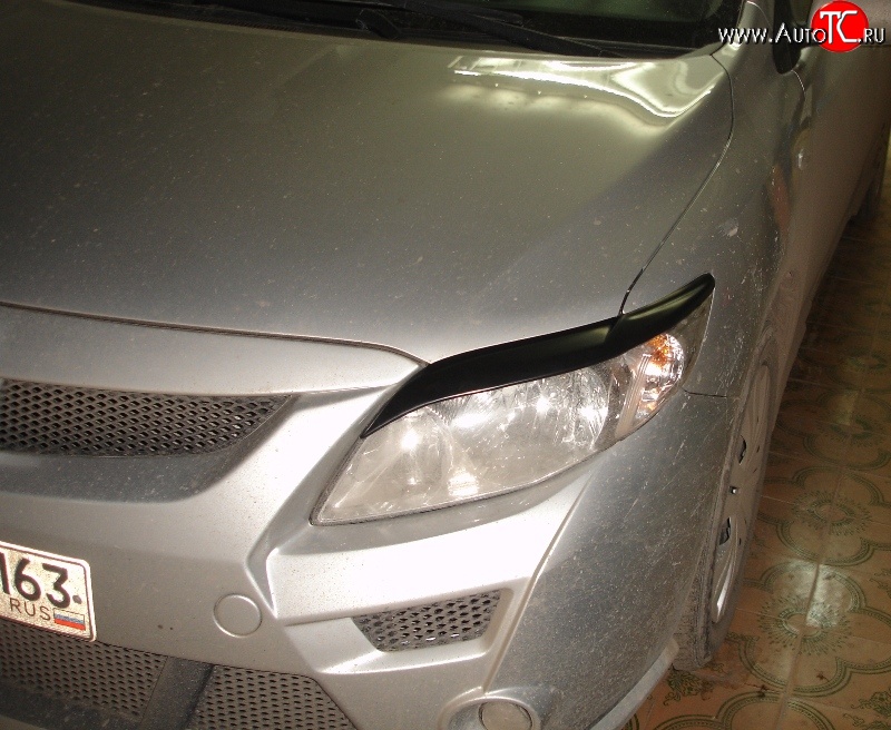 739 р. Реснички Elegance Toyota Corolla E150 седан дорестайлинг (2006-2010) (Неокрашенные)  с доставкой в г. Майкоп