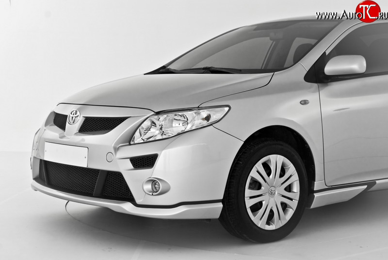 5 199 р. Передний бампер RS Toyota Corolla E150 седан дорестайлинг (2006-2010) (Неокрашенный)  с доставкой в г. Майкоп