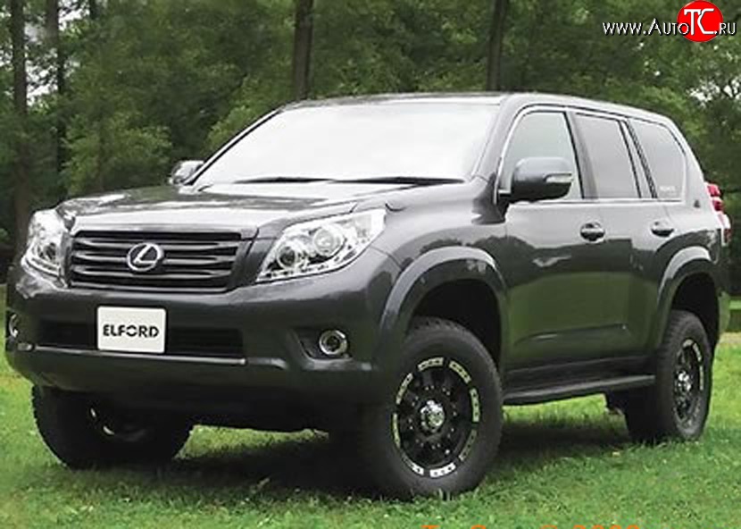 23 049 р. Арки крыльев ELFORD Toyota Land Cruiser Prado J150 дорестайлинг (2009-2013) (Неокрашенные)  с доставкой в г. Майкоп