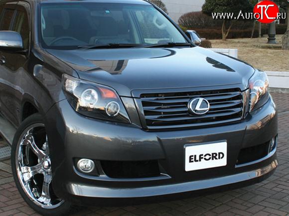 23 899 р. Передний бампер ELFORD Toyota Land Cruiser Prado J150 дорестайлинг (2009-2013) (Неокрашенный)  с доставкой в г. Майкоп