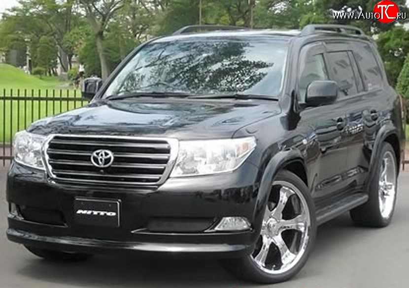 27 649 р. Передний бампер ELFORD Toyota Land Cruiser 200 дорестайлинг (2007-2012) (Неокрашенный)  с доставкой в г. Майкоп