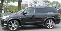 30 699 р. Задний бампер ELFORD Toyota Land Cruiser 200 дорестайлинг (2007-2012) (Неокрашенный)  с доставкой в г. Майкоп. Увеличить фотографию 2