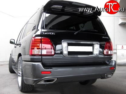 27 649 р. Задний бампер ELFORD Toyota Land Cruiser 100 дорестайлинг (1998-2002) (Неокрашенный)  с доставкой в г. Майкоп