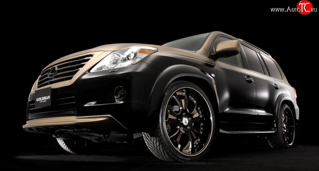 30 699 р. Арки крыльев Goldman Lexus LX570 J200 дорестайлинг (2007-2012) (Неокрашенные)  с доставкой в г. Майкоп