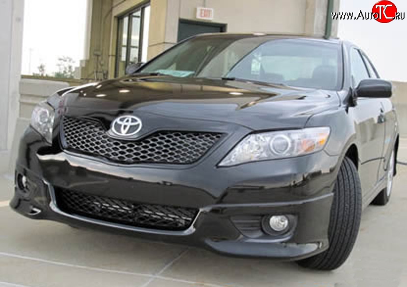 7 349 р. Накладка переднего бампера Sport Edition Toyota Camry XV40 рестайлинг (2009-2011) (Неокрашенная)  с доставкой в г. Майкоп