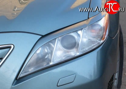 2 549 р. Реснички Sport Edition рестайлинг (09-11) Toyota Camry XV40 рестайлинг (2009-2011) (Неокрашенные)  с доставкой в г. Майкоп