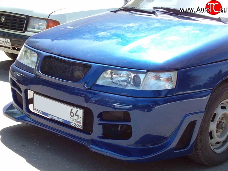 949 р. Решётка радиатора M-VRS Лада 2111 универсал (1998-2009) (Неокрашенная)  с доставкой в г. Майкоп