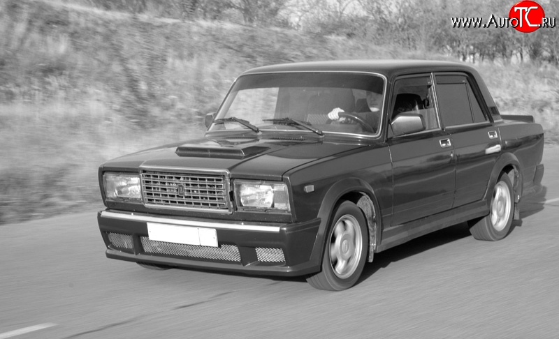 3 899 р. Передний бампер Снайпер (с сеткой) Лада 2101 (1970-1988) (Неокрашенный)  с доставкой в г. Майкоп