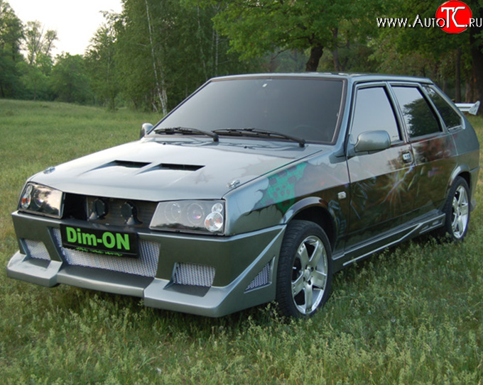 2 949 р. Передний бампер M-VRS Лада 21099 (1990-2004) (Неокрашенный)  с доставкой в г. Майкоп