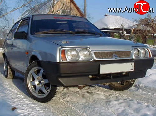 3 449 р. Накладки Дакар на фары Лада 21099 (1990-2004) (Неокрашенные)  с доставкой в г. Майкоп