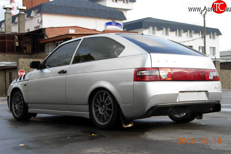 7 699 р. Задний бампер AVR Лада 2112 купе (2002-2009) (Неокрашенный)  с доставкой в г. Майкоп
