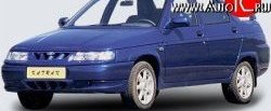 499 р. Пороги накладки Катран Лада 2110 седан (1995-2007) (Неокрашенные)  с доставкой в г. Майкоп. Увеличить фотографию 3