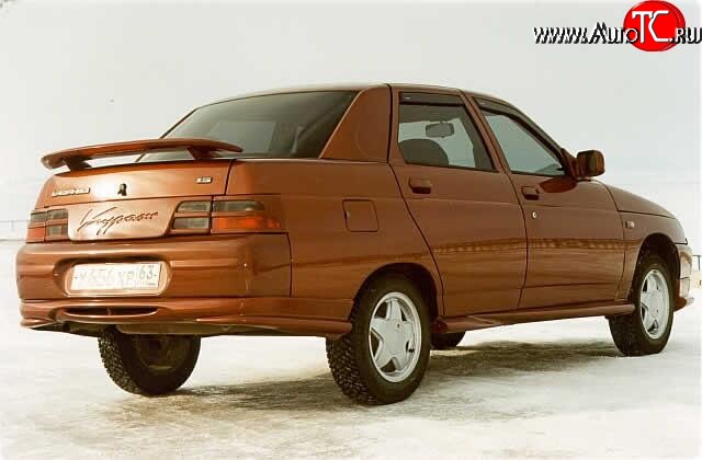 489 р. Комплект накладок заднего ромбового стекла Кураж  Лада 2110 (1995-2007) седан (Неокрашенные)  с доставкой в г. Майкоп
