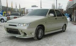 5 699 р. Передний бампер Лукойл Спорт Лада 2112 хэтчбек (1999-2008) (Неокрашенный)  с доставкой в г. Майкоп. Увеличить фотографию 3