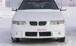 4 649 р. Передний бампер Маркко Лада 2111 универсал (1998-2009) (Неокрашенный)  с доставкой в г. Майкоп. Увеличить фотографию 2
