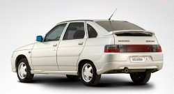 4 499 р. Задний бампер Маркко Лада 2112 купе (2002-2009) (Неокрашенный)  с доставкой в г. Майкоп. Увеличить фотографию 2