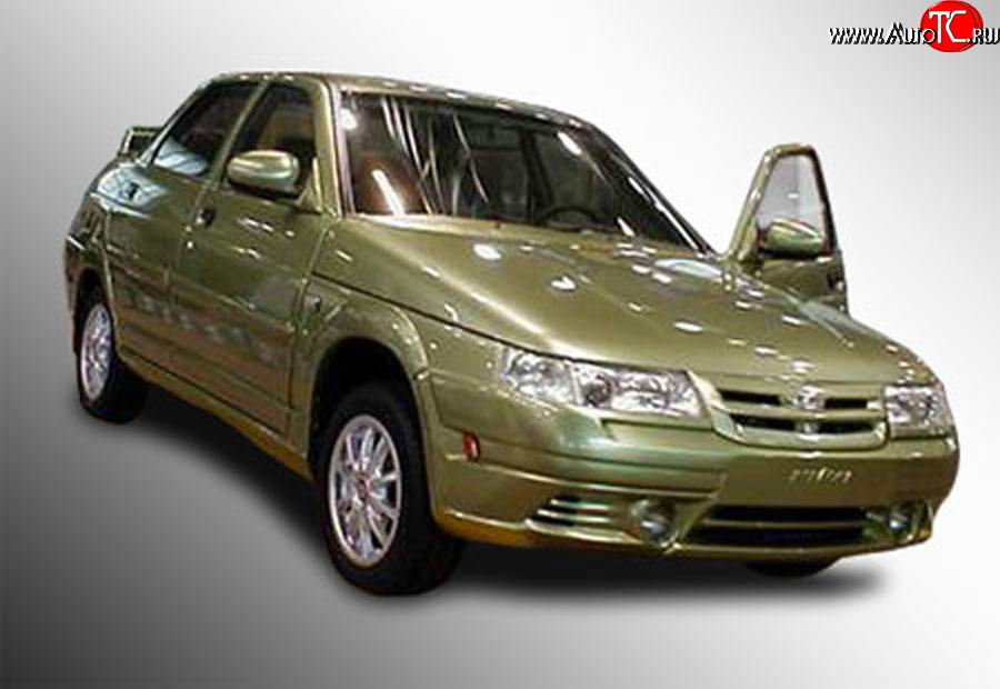 4 499 р. Передний бампер Ника-3 Лада 2112 хэтчбек (1999-2008) (Неокрашенный)  с доставкой в г. Майкоп