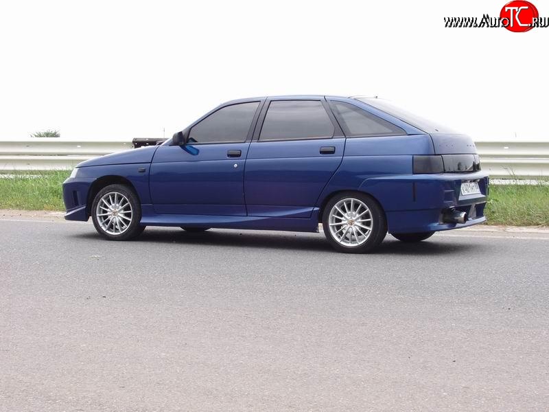 2 699 р. Комплект накладок на двери Titan Racing Лада Приора 2170 седан дорестайлинг (2007-2014) (Неокрашенные)  с доставкой в г. Майкоп