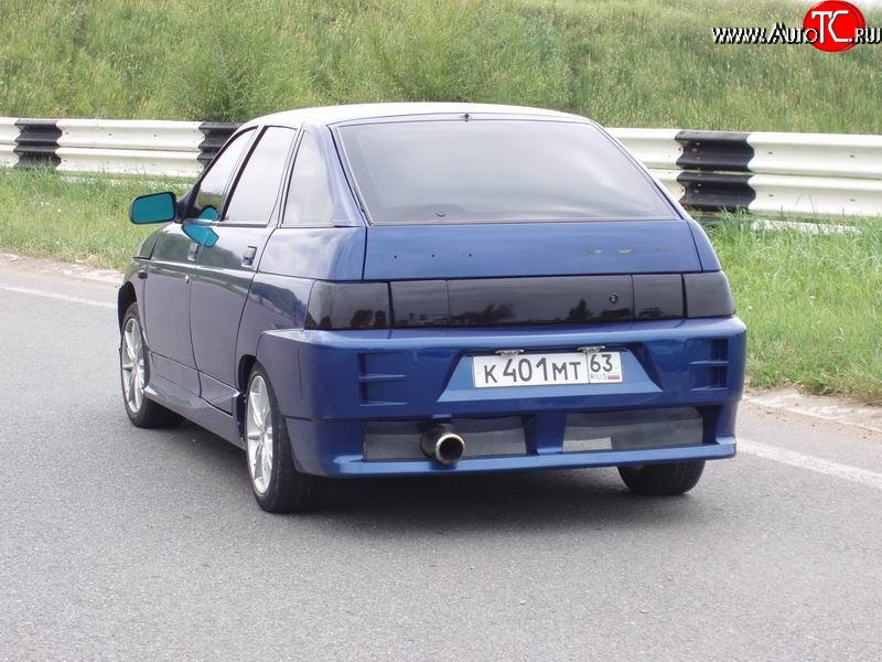 4 899 р. Задний бампер Titan Racing Лада 2112 купе (2002-2009) (Неокрашенный)  с доставкой в г. Майкоп