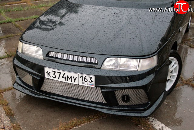 4 099 р. Передний бампер Драйв Лада 2112 хэтчбек (1999-2008) (Неокрашенный)  с доставкой в г. Майкоп