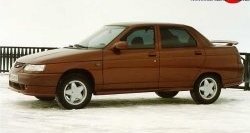 1 099 р. Накладка на передний бампер Кураж  Лада 2110 (1995-2007) седан (Неокрашенная)  с доставкой в г. Майкоп. Увеличить фотографию 5