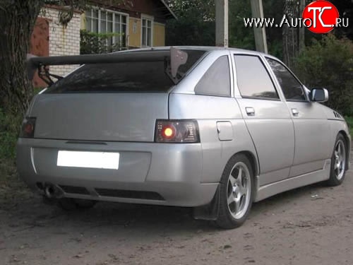 5 049 р. Задний бампер WRC Lite Лада 2112 купе (2002-2009) (Неокрашенный)  с доставкой в г. Майкоп