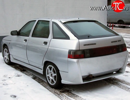 6 799 р. Задний бампер X1 Lite Лада 2112 купе (2002-2009) (Неокрашенный)  с доставкой в г. Майкоп