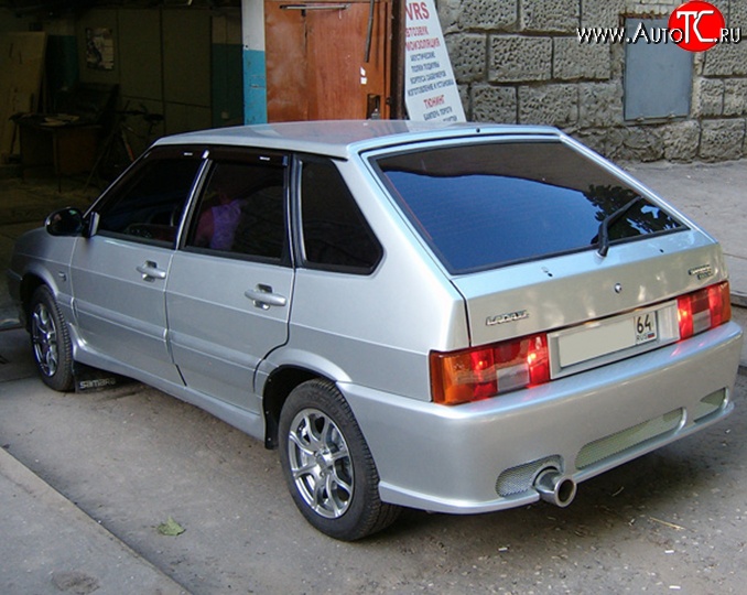 2 899 р. Задний бампер M-VRS Лада 2113 (2004-2013) (Неокрашенный)  с доставкой в г. Майкоп