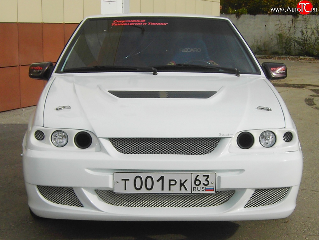 4 149 р. Передний бампер Evo Лада 2113 (2004-2013) (Неокрашенный)  с доставкой в г. Майкоп