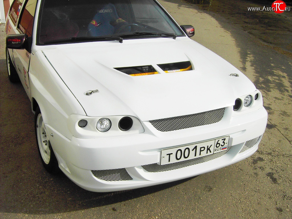 6 349 р. Пластиковый капот Evo Лада 2113 (2004-2013) (Неокрашенный)  с доставкой в г. Майкоп