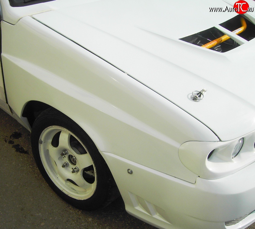4 149 р. Передние крылья Subaru-Style Лада 2114 (2001-2014) (Неокрашенные)  с доставкой в г. Майкоп