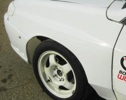 4 149 р. Передние крылья Subaru-Style Лада 2114 (2001-2014) (Неокрашенные)  с доставкой в г. Майкоп. Увеличить фотографию 4