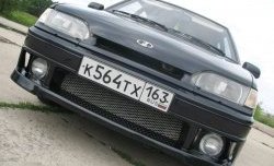 7 799 р. Передний бампер DM Лада 2113 (2004-2013) (Без сетки, Неокрашенный)  с доставкой в г. Майкоп. Увеличить фотографию 3