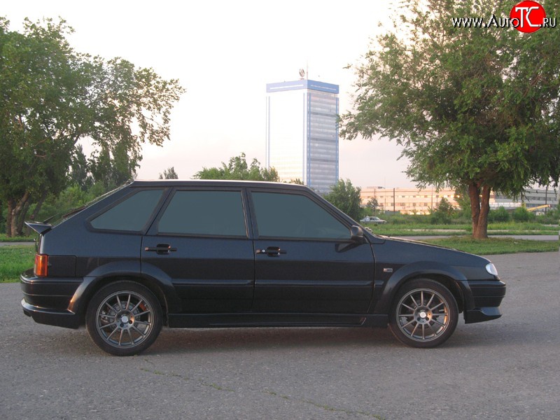 3 699 р. Пороги накладки Thorn DM Лада 21099 (1990-2004) (Неокрашенные)  с доставкой в г. Майкоп