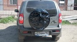 3 299 р. Чехол запасного колеса Трофей Снайпера Chevrolet Niva 2123 дорестайлинг (2002-2008) (Неокрашенный)  с доставкой в г. Майкоп. Увеличить фотографию 10