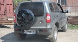 3 299 р. Чехол запасного колеса Трофей Снайпера Chevrolet Niva 2123 дорестайлинг (2002-2008) (Неокрашенный)  с доставкой в г. Майкоп. Увеличить фотографию 4