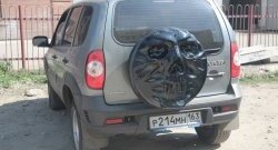 3 299 р. Чехол запасного колеса Трофей Снайпера Chevrolet Niva 2123 дорестайлинг (2002-2008) (Неокрашенный)  с доставкой в г. Майкоп. Увеличить фотографию 7